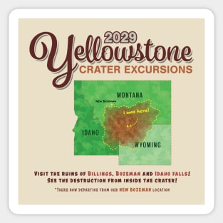 Yellowstone Crater Excursions Sticker